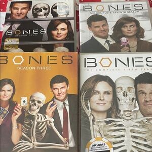 New Sealed Bones TV Series DVD Collection Season 3, 4, 5, and 7